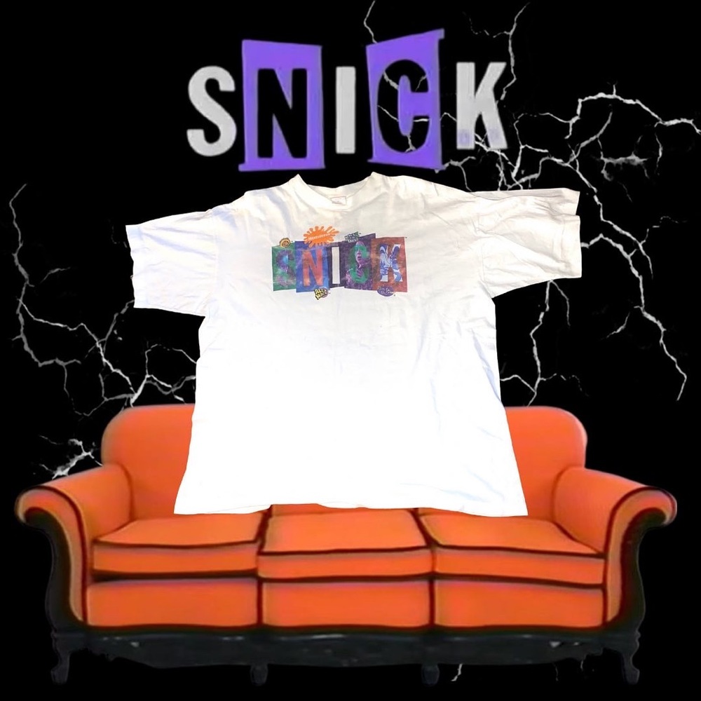 Vintage 90's Snick Nickelodeon promo tee, XL